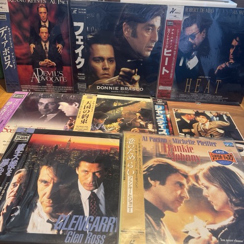 Pacino japan laserdisc 8lot - pacino,
