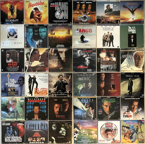 Laserdisc job lot bundle 36 - job,