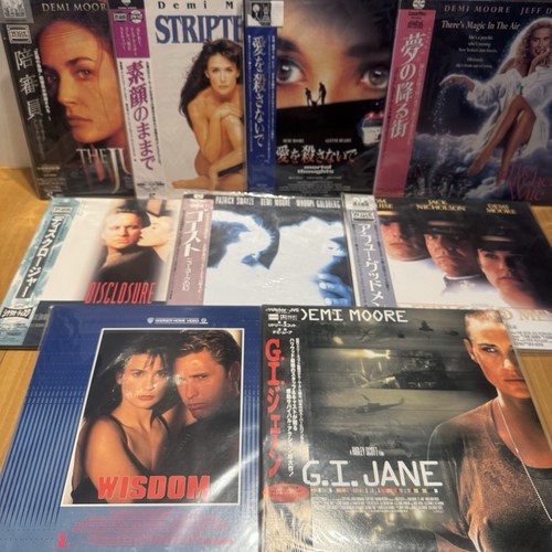 Demi moore laserdisc lot - demi,