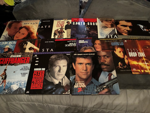 Laserdisc movie lot 16 - lot,