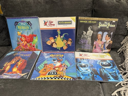 Disney laserdisc lot - disney,