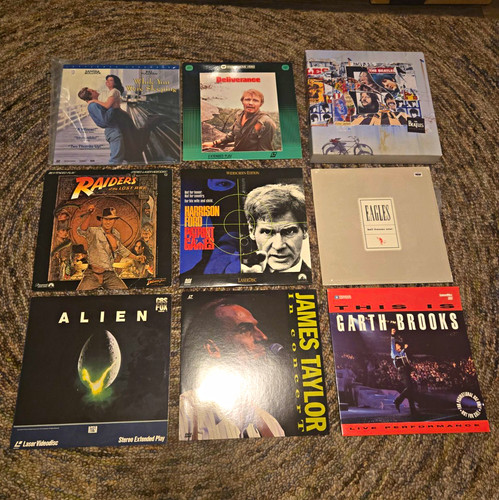 Laserdisc lot alien jurassic - laserdisc, alien,