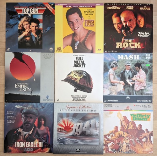 Laserdisc war movie lot - laserdisc,