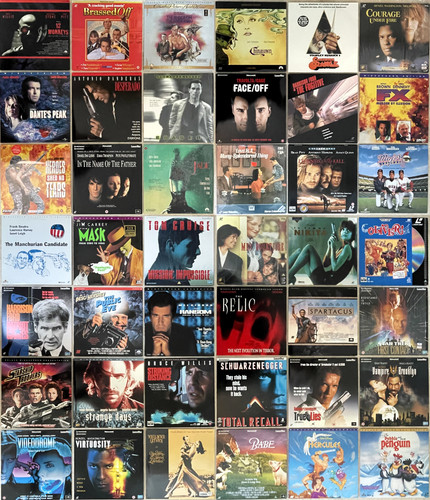 Laserdisc job lot bundle - x, 42