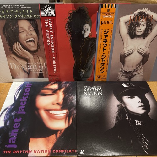 Janet jackson laserdisc ld - laserdisc,