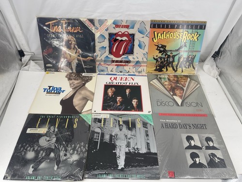 Music laserdisc lot - music,