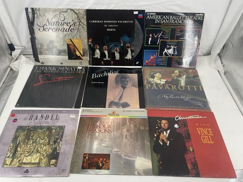 Lot music laserdiscs - music,
