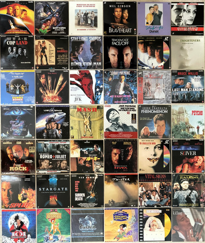 Laserdisc job lot - laserdisc,