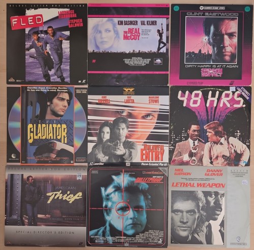 Laserdisc movie lot - movie,