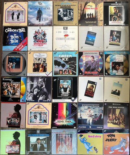 Laserdisc job lot bundle - lot, 30